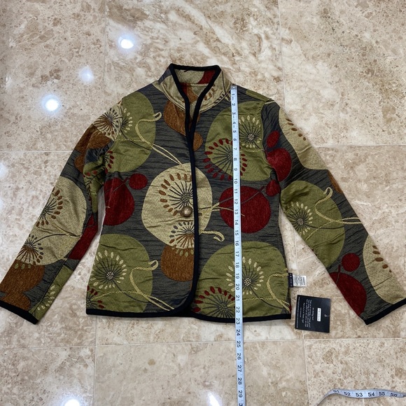 🎁NWT. Trimdin Lily Pad Collection Autumn Reversible Jacket.XS - Picture 3 of 8